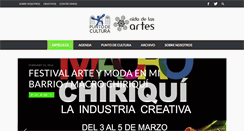 Desktop Screenshot of nidodelasartes.org